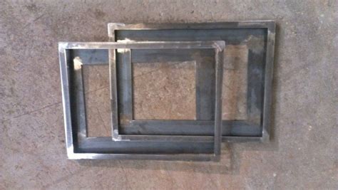 sheet metal box frame|metal frame shadow boxes.